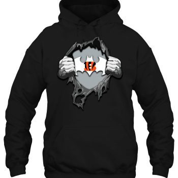 Cincinnati Bengals Ripping Tearing Through Logo Batman Unisex T-Shirt Kid T-Shirt LTS1596