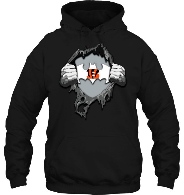 Cincinnati-Bengals-Ripping-Tearing-Through-Logo-Batman-Unisex-T-Shirt-Kid-T-Shirt-LTS1596 Cincinnati Bengals Ripping Tearing Through Logo Batman Unisex T-Shirt Kid T-Shirt LTS1596