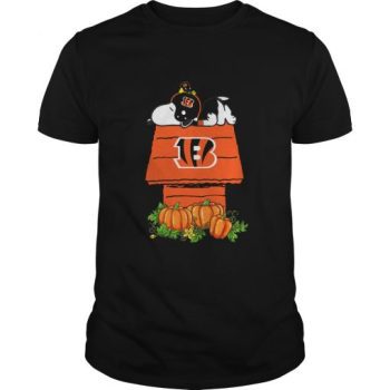 Cincinnati Bengals Snoopy Pumpkin House Unisex T-Shirt Kid T-Shirt LTS1597