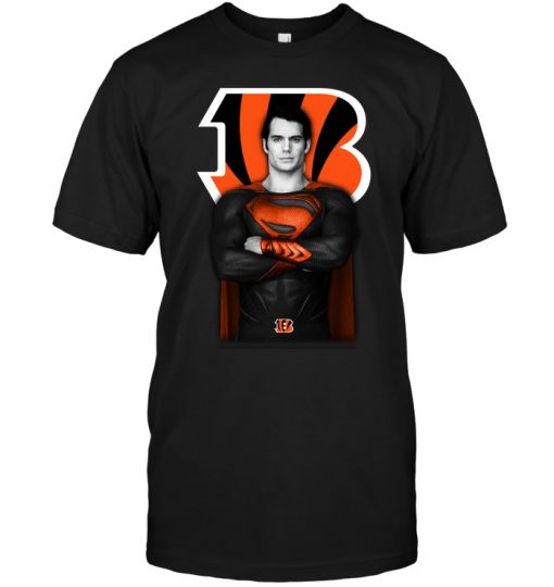 Cincinnati-Bengals-Superman-Clark-Kent-Unisex-T-Shirt-Kid-T-Shirt-LTS1606 Cincinnati Bengals Superman Clark Kent Unisex T-Shirt Kid T-Shirt LTS1606