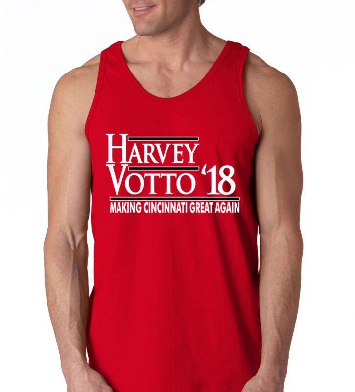 Cincinnati-Reds-Matt-Harvey-Joey-Votto-18-Unisex-Tank-Top Cincinnati Reds Matt Harvey Joey Votto "18" Unisex Tank Top