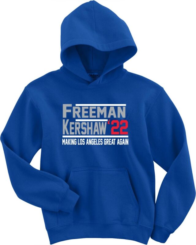 Clayton-Kershaw-Freddie-Freeman-Los-Angeles-Dodgers-22-Crew-Hooded-Sweatshirt-Unisex-Hoodie Clayton Kershaw Freddie Freeman Los Angeles Dodgers 22 Crew Hooded Sweatshirt Unisex Hoodie
