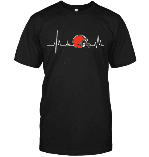Cleveland-Browns-Heartbeat-Unisex-T-Shirt-Kid-T-Shirt-LTS1857 Cleveland Browns Heartbeat Unisex T-Shirt Kid T-Shirt LTS1857