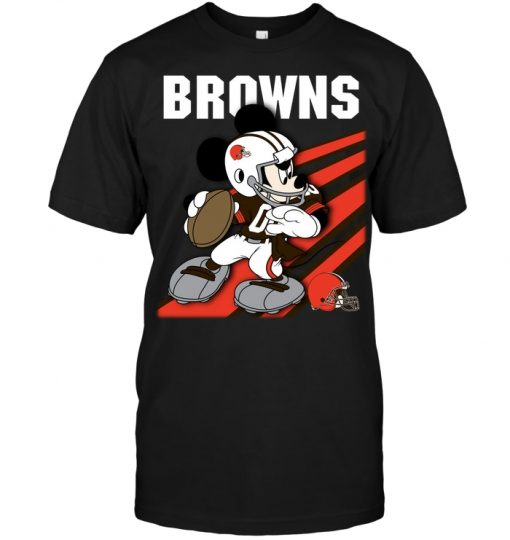 Cleveland-Browns-Mickey-Mouse-Disney-Unisex-T-Shirt-Kid-T-Shirt-LTS1868 Cleveland Browns Mickey Mouse Disney Unisex T-Shirt Kid T-Shirt LTS1868