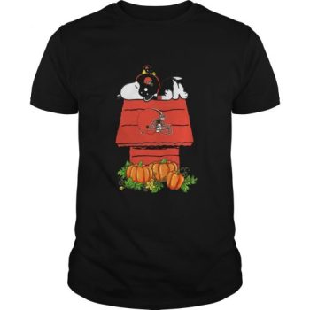 Cleveland Browns Snoopy Pumpkin House Unisex T-Shirt Kid T-Shirt LTS1862
