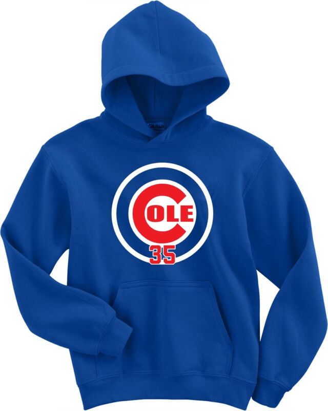 Cole-Hamels-Chicago-Cubs-Logo-Hooded-Sweatshirt-Unisex-Hoodie Cole Hamels Chicago Cubs "Logo" Hooded Sweatshirt Unisex Hoodie
