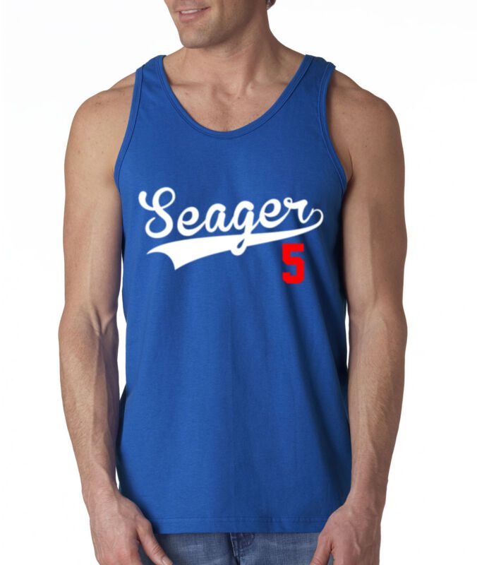 Corey-Seager-Los-Angeles-Dodgers-Seager-5-Unisex-Tank-Top Corey Seager Los Angeles Dodgers "Seager 5" Unisex Tank Top