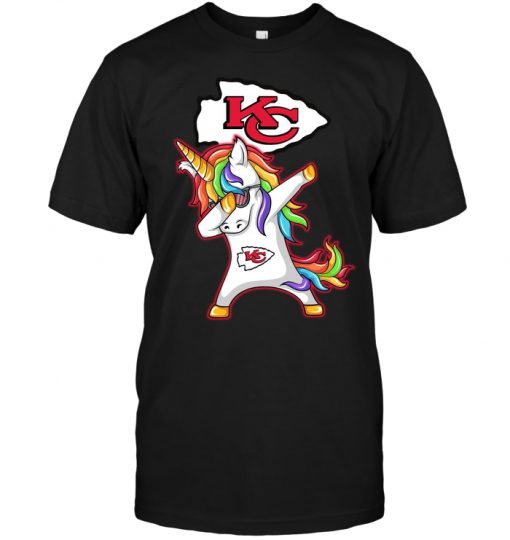Dabbing-Hip-Hop-Unicorn-Dab-Kansas-City-Chiefs-Unisex-T-Shirt-Kid-T-Shirt-LTS2942 Dabbing Hip Hop Unicorn Dab Kansas City Chiefs Unisex T-Shirt Kid T-Shirt LTS2942