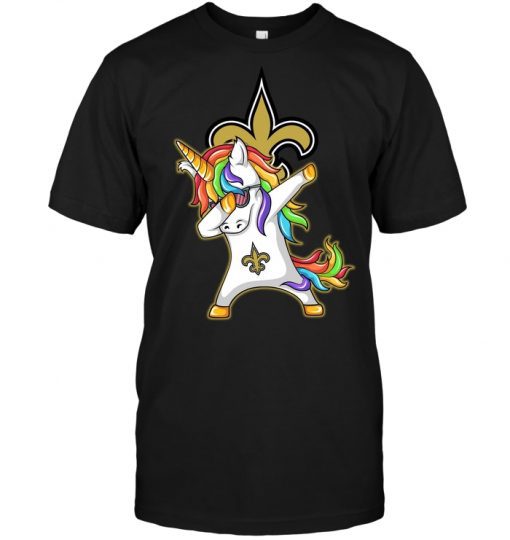 Dabbing-Hip-Hop-Unicorn-Dab-New-Orleans-Saints-Unisex-T-Shirt-Kid-T-Shirt-LTS4530 Dabbing Hip Hop Unicorn Dab New Orleans Saints Unisex T-Shirt Kid T-Shirt LTS4530