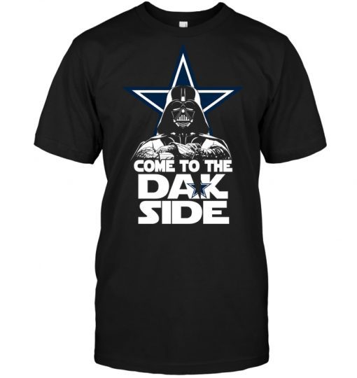 Dallas-Cowboys-Come-To-The-Dak-Side-Dark-Vader-Unisex-T-Shirt-Kid-T-Shirt-LTS2136 Dallas Cowboys Come To The Dak Side Dark Vader Unisex T-Shirt Kid T-Shirt LTS2136