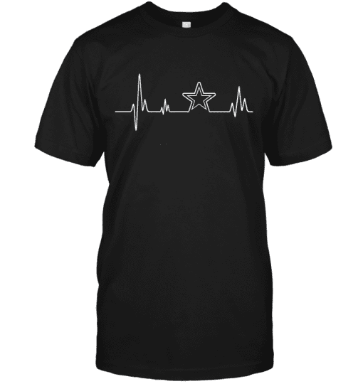 Dallas-Cowboys-Heartbeat-Unisex-T-Shirt-Kid-T-Shirt-LTS2130 Dallas Cowboys Heartbeat Unisex T-Shirt Kid T-Shirt LTS2130