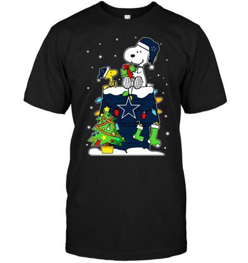 Dallas-Cowboys-Snoopy-amp-Woodstock-Christmas-Unisex-T-Shirt-Kid-T-Shirt-LTS2142 Dallas Cowboys Snoopy & Woodstock Christmas Unisex T-Shirt Kid T-Shirt LTS2142