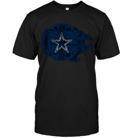 Dallas-Cowboys-The-Millennium-Falcon-Star-Wars-Unisex-T-Shirt-Kid-T-Shirt-LTS2147 Dallas Cowboys The Millennium Falcon Star Wars Unisex T-Shirt Kid T-Shirt LTS2147