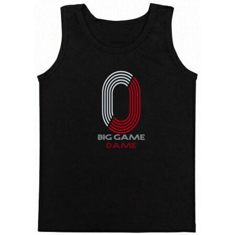 Damian-Lillard-Portland-Trail-Blazers-Big-Game-Dame-Unisex-Tank-Top Damian Lillard Portland Trail Blazers "Big Game Dame" Unisex Tank Top