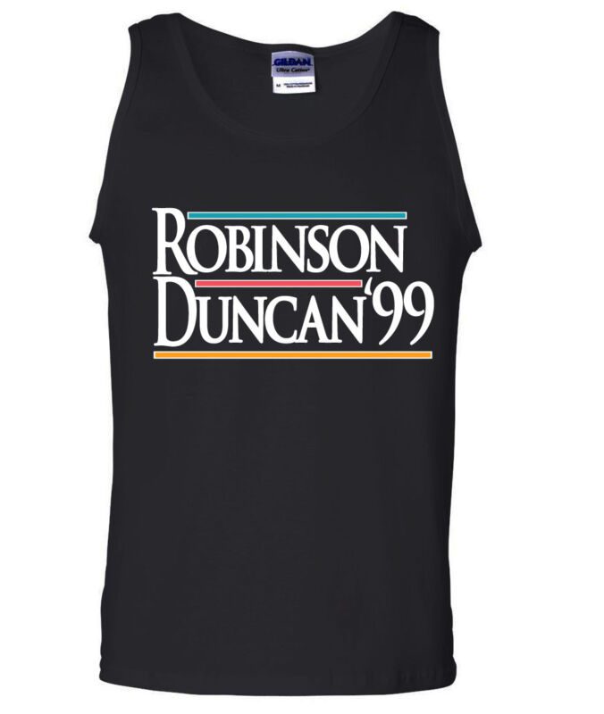 David-Robinson-Tim-Duncan-San-Antonio-Spurs-99-Unisex-Tank-Top David Robinson Tim Duncan San Antonio Spurs "99" Unisex Tank Top