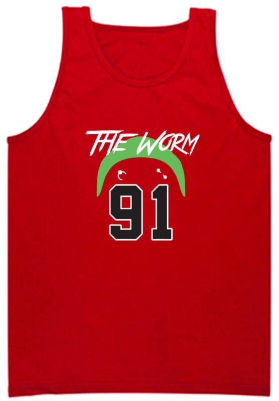 Dennis-Rodman-Chicago-Bulls-The-Worm-Unisex-Tank-Top Dennis Rodman Chicago Bulls "The Worm" Unisex Tank Top