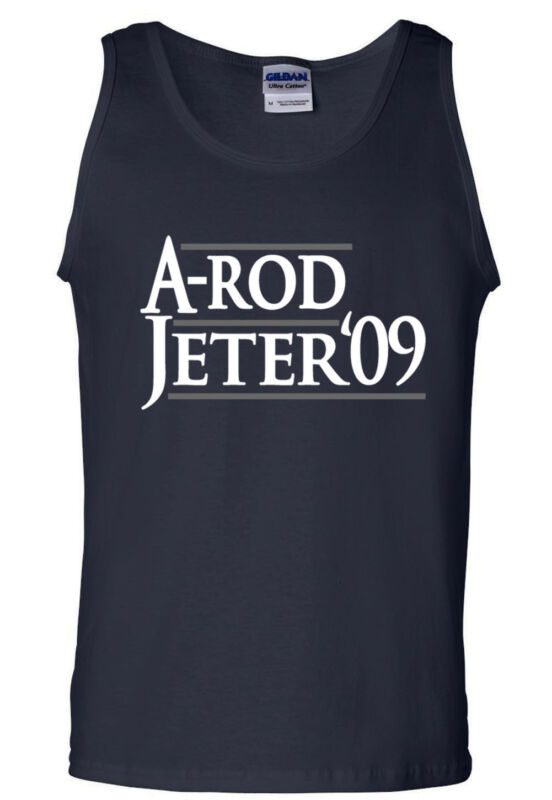 Derek-Jeter-Alex-Rodriguez-New-York-Yankees-A-Rod-09-Unisex-Tank-Top Derek Jeter Alex Rodriguez New York Yankees "A-Rod 09'" Unisex Tank Top