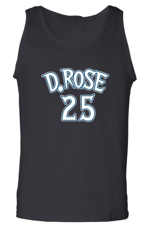 Derrick-Rose-Minnesota-Timberwolves-D-Rose-Logo-Unisex-Tank-Top Derrick Rose Minnesota Timberwolves "D Rose Logo" Unisex Tank Top