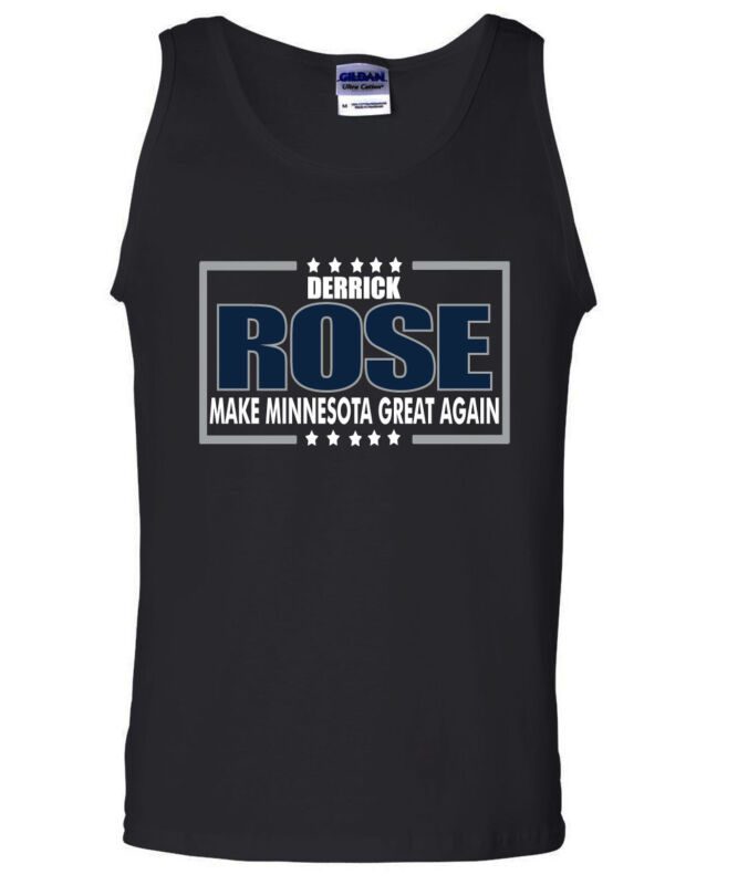 Derrick-Rose-Minnesota-Timberwolves-Make-Minnesota-Great-Unisex-Tank-Top Derrick Rose Minnesota Timberwolves "Make Minnesota Great" Unisex Tank Top
