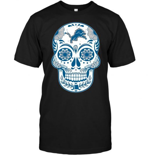 Detroit-Lions-Sugar-Skull-Unisex-T-Shirt-Kid-T-Shirt-LTS3491 Detroit Lions Sugar Skull Unisex T-Shirt Kid T-Shirt LTS3491