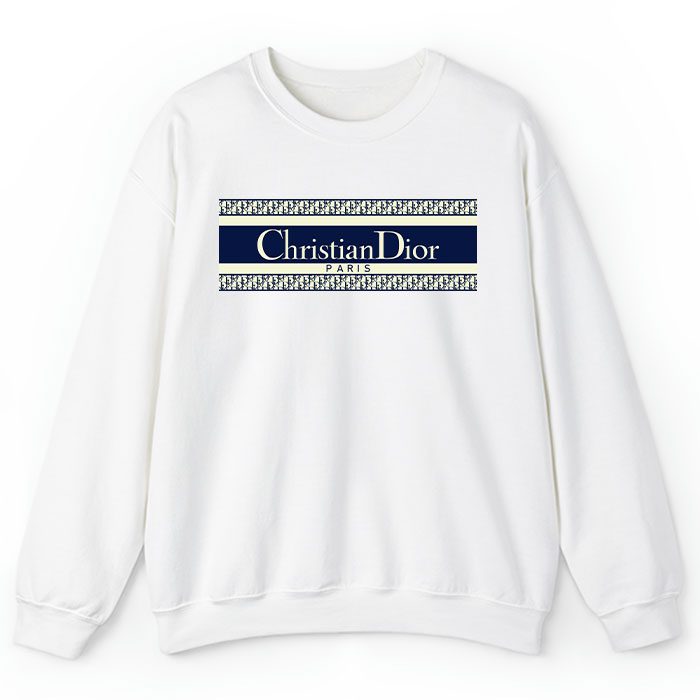 Dior-Logo-Luxury-Monogram-Pattern-Crewneck-Sweatshirt-CSTB0604-1