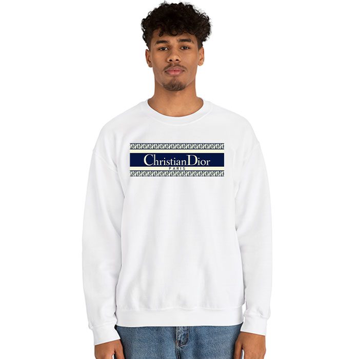 Dior-Logo-Luxury-Monogram-Pattern-Crewneck-Sweatshirt-CSTB0604-2
