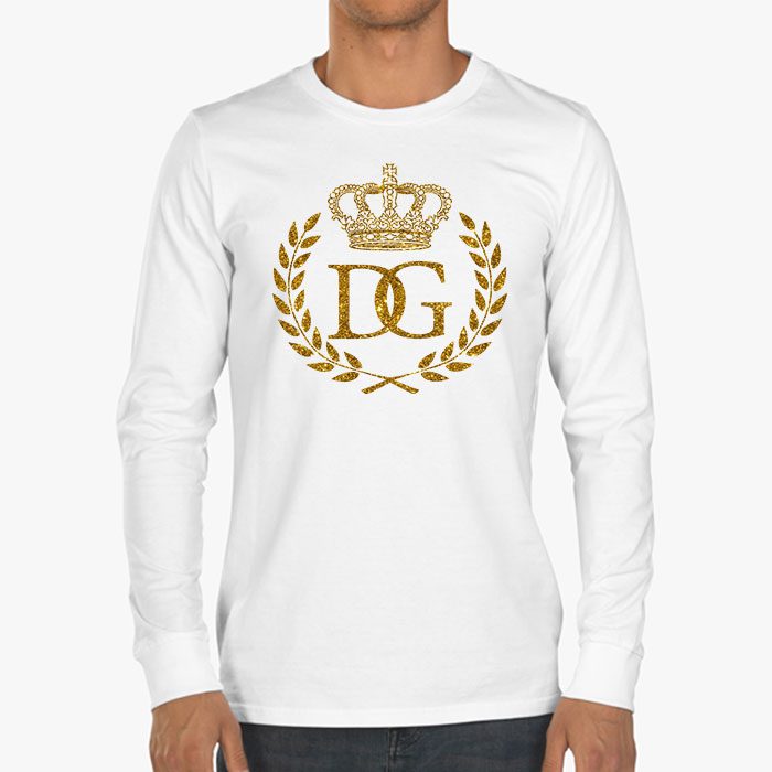 Dolce-Gabbana-Crown-Gold-Luxury-Kid-Tee-Unisex-Longsleeve-ShirtLTB0860-2
