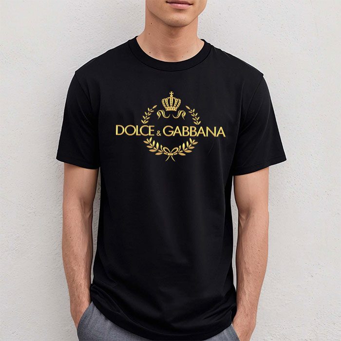 Dolce-Gabbana-Crown-Gold-Luxury-Kid-Tee-Unisex-T-Shirt-TTB1885-2