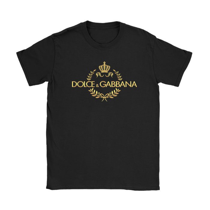 Dolce-Gabbana-Crown-Gold-Luxury-Kid-Tee-Unisex-T-Shirt-TTB1885 Dolce & Gabbana Crown Gold Luxury Kid Tee Unisex T-Shirt TTB1885