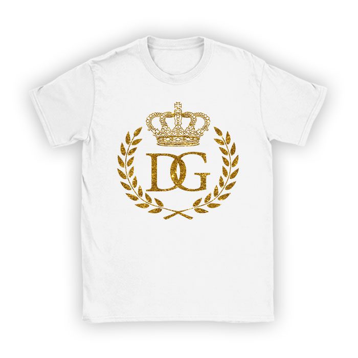 Dolce-Gabbana-Crown-Gold-Luxury-Kid-Tee-Unisex-T-Shirt-TTB1886-1