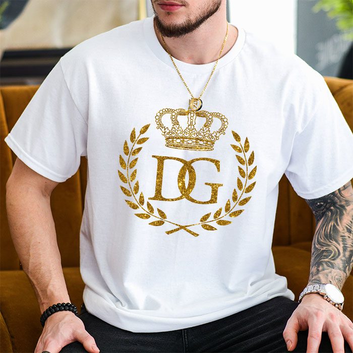 Dolce-Gabbana-Crown-Gold-Luxury-Kid-Tee-Unisex-T-Shirt-TTB1886-3