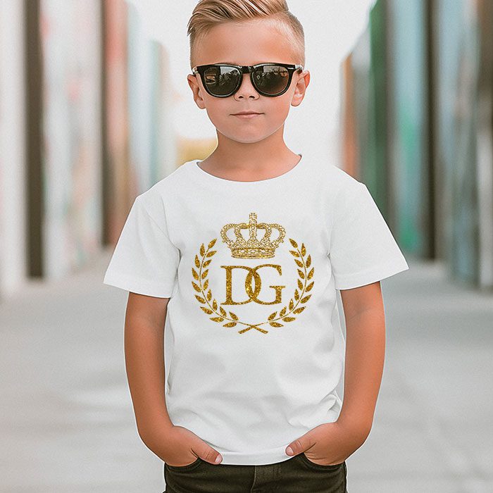 Dolce-Gabbana-Crown-Gold-Luxury-Kid-Tee-Unisex-T-Shirt-TTB1886-5