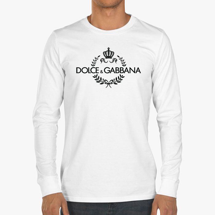 Dolce-Gabbana-King-Logo-Luxury-Kid-Tee-Unisex-Longsleeve-ShirtLTB0822-3