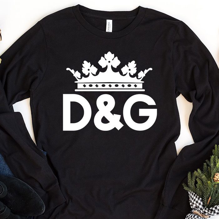 Dolce-Gabbana-King-Logo-Luxury-Kid-Tee-Unisex-Longsleeve-ShirtLTB0823 Dolce & Gabbana King Logo Luxury Kid Tee Unisex Longsleeve ShirtLTB0823