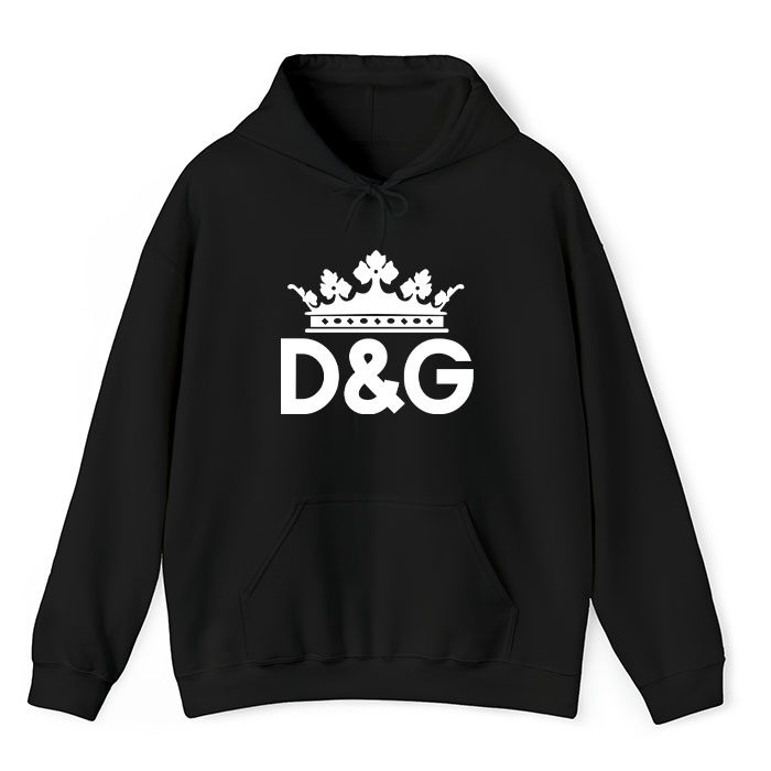 Dolce-Gabbana-King-Logo-Luxury-Unisex-Pullover-Hoodie-HTB1077 Dolce & Gabbana King Logo Luxury Unisex Pullover Hoodie HTB1077