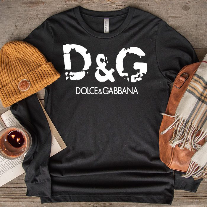 Dolce-Gabbana-Logo-Kid-Tee-Unisex-Longsleeve-ShirtLTB0839-1