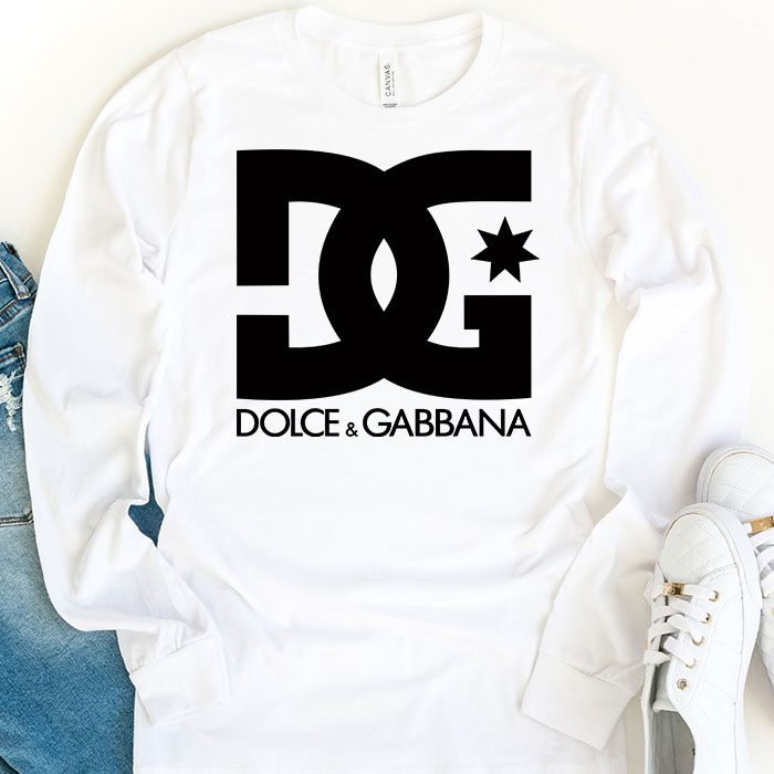 Dolce-Gabbana-Logo-Luxury-Kid-Tee-Unisex-Longsleeve-ShirtLTB0830-1