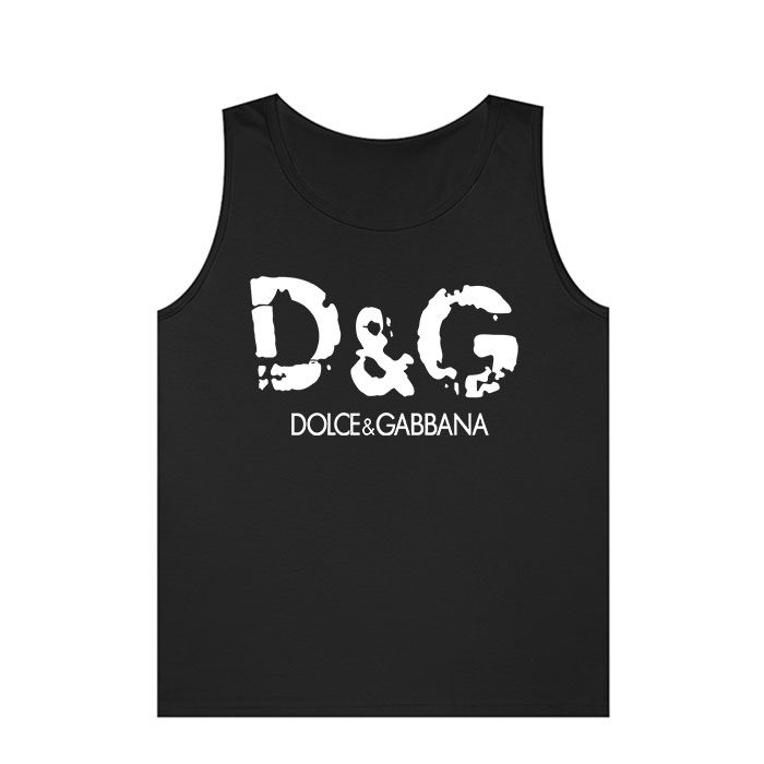 Dolce-Gabbana-Logo-Unisex-Tank-Top-TTTB0980 Dolce & Gabbana Logo Unisex Tank Top TTTB0980
