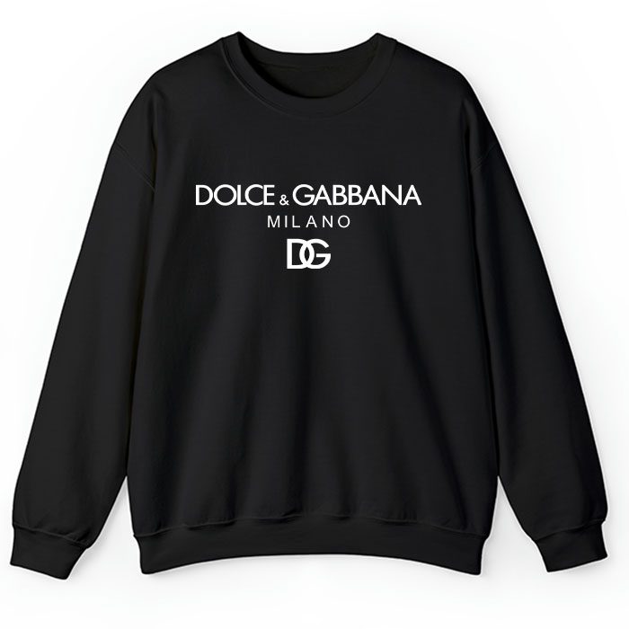 Dolce-Gabbana-Milano-Logo-Luxury-Crewneck-Sweatshirt-CSTB0847 Dolce & Gabbana Milano Logo Luxury Crewneck Sweatshirt CSTB0847