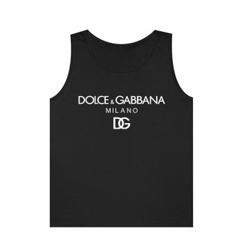 Dolce & Gabbana Milano Logo Luxury Unisex Tank Top TTTB0969