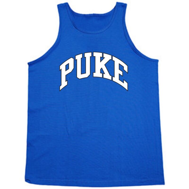 Duke-Blue-Devils-Unc-North-Carolina-Puke-Unisex-Tank-Top Duke Blue Devils Unc North Carolina "Puke" Unisex Tank Top