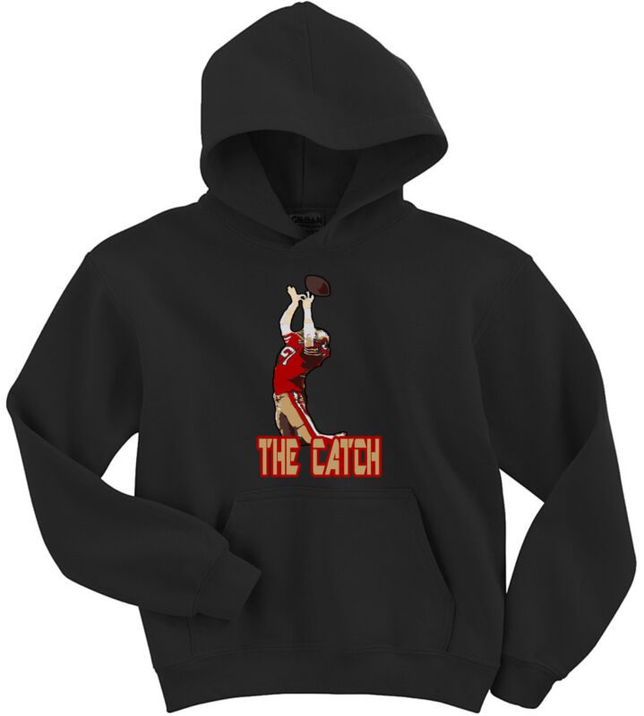 Dwight-Clark-Joe-Montana-San-Francisco-49Ers-The-Catch-Hooded-Sweatshirt-Hoodie Dwight Clark Joe Montana San Francisco 49Ers The Catch Hooded Sweatshirt Hoodie