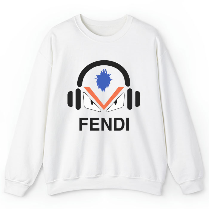 Fendi-Dj-Monster-Crewneck-Sweatshirt-CSTB0275 Fendi Dj Monster Crewneck Sweatshirt CSTB0275