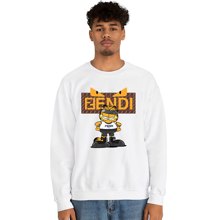Fendi-Roma-Diabolic-Eyes-Garfield-Crewneck-Sweatshirt-CSTB0266-2