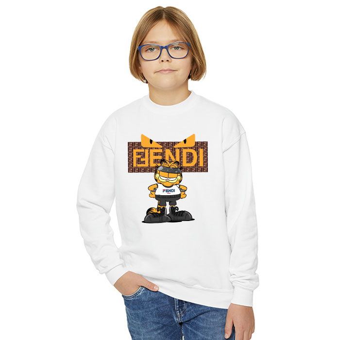 Fendi-Roma-Diabolic-Eyes-Garfield-Crewneck-Sweatshirt-CSTB0266-3