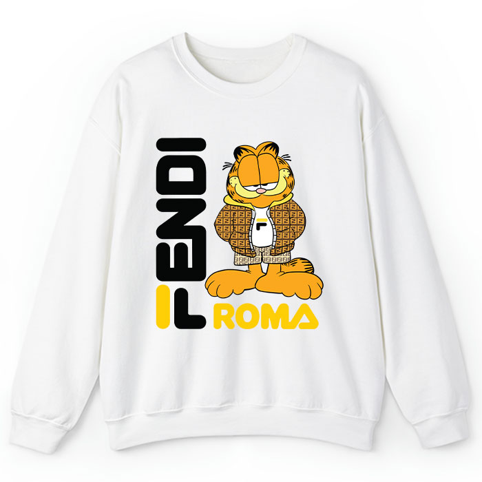 Fendi-Roma-Garfield-Crewneck-Sweatshirt-CSTB0265 Fendi Roma Garfield Crewneck Sweatshirt CSTB0265