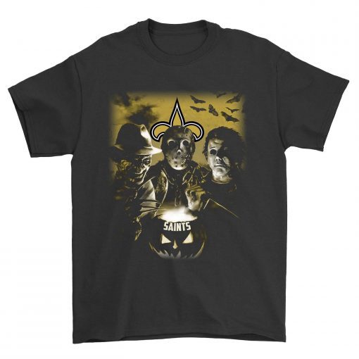 Freddy-Michael-Jason-New-Orleans-Saints-Unisex-T-Shirt-Kid-T-Shirt-LTS4532 Freddy-Michael-Jason New Orleans Saints Unisex T-Shirt Kid T-Shirt LTS4532