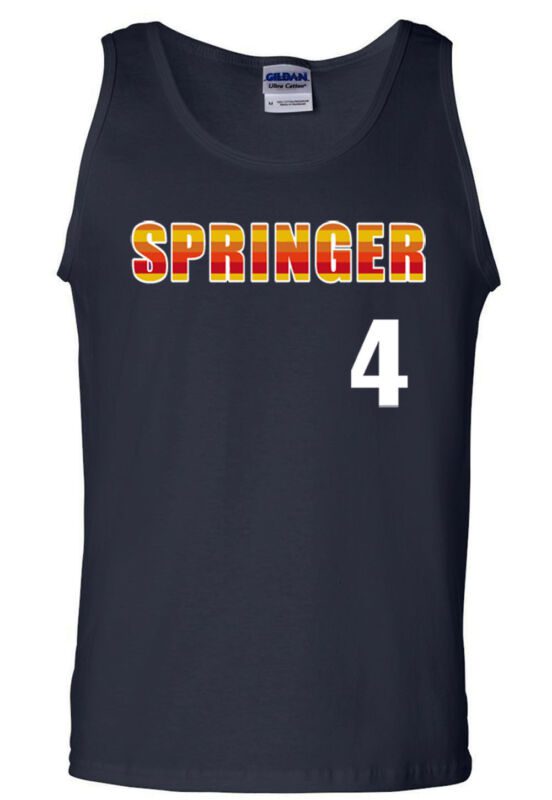 George-Springer-Houston-Astros-Springer-4-Unisex-Tank-Top George Springer Houston Astros "Springer 4" Unisex Tank Top