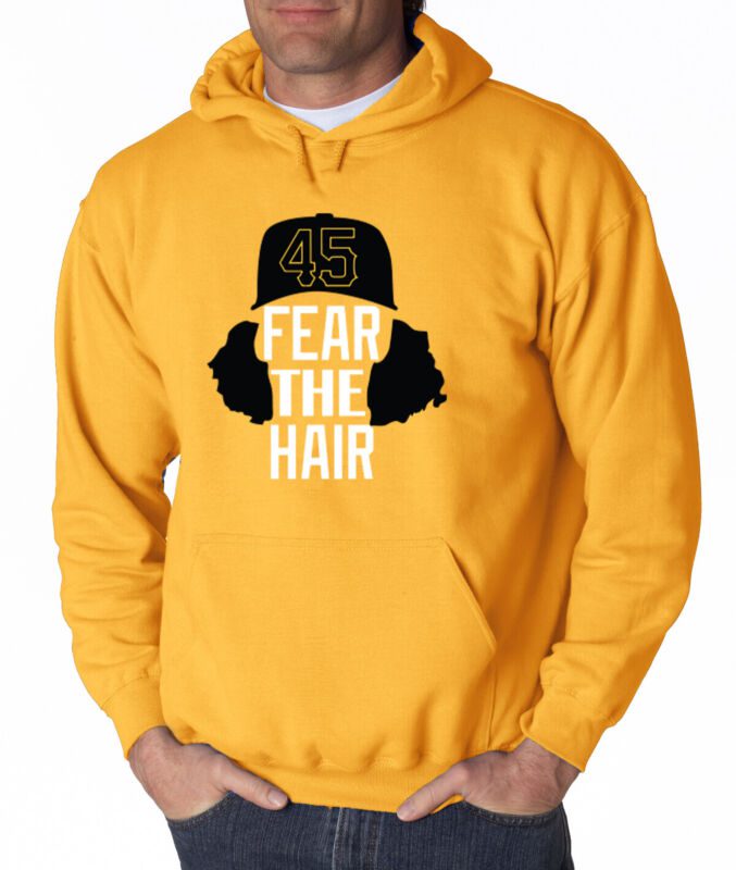 Gerrit-Cole-Pittsburgh-Pirates-Fear-The-Hair-Hooded-Sweatshirt-Hoodie Gerrit Cole Pittsburgh Pirates "Fear The Hair" Hooded Sweatshirt Hoodie