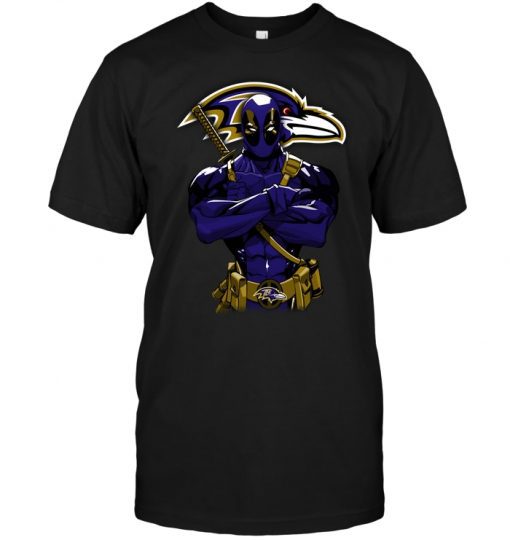 Giants-Deadpool-Baltimore-Ravens-Unisex-T-Shirt-Kid-T-Shirt-LTS027 Giants Deadpool Baltimore Ravens Unisex T-Shirt Kid T-Shirt LTS027